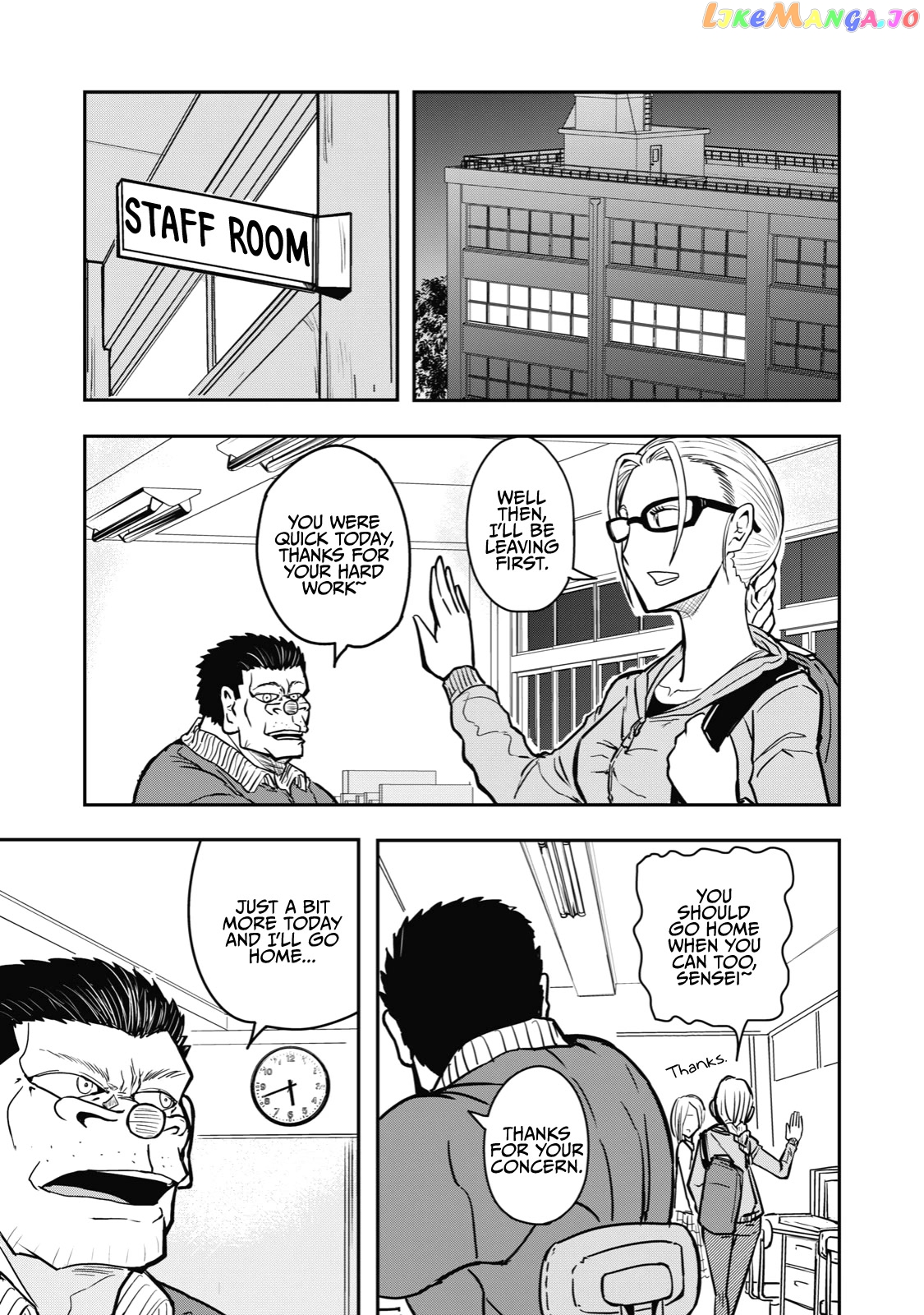 A Manga About The Kind Of Pe Teacher Who Dies At The Start Of A School Horror Movie chapter 38 - page 1