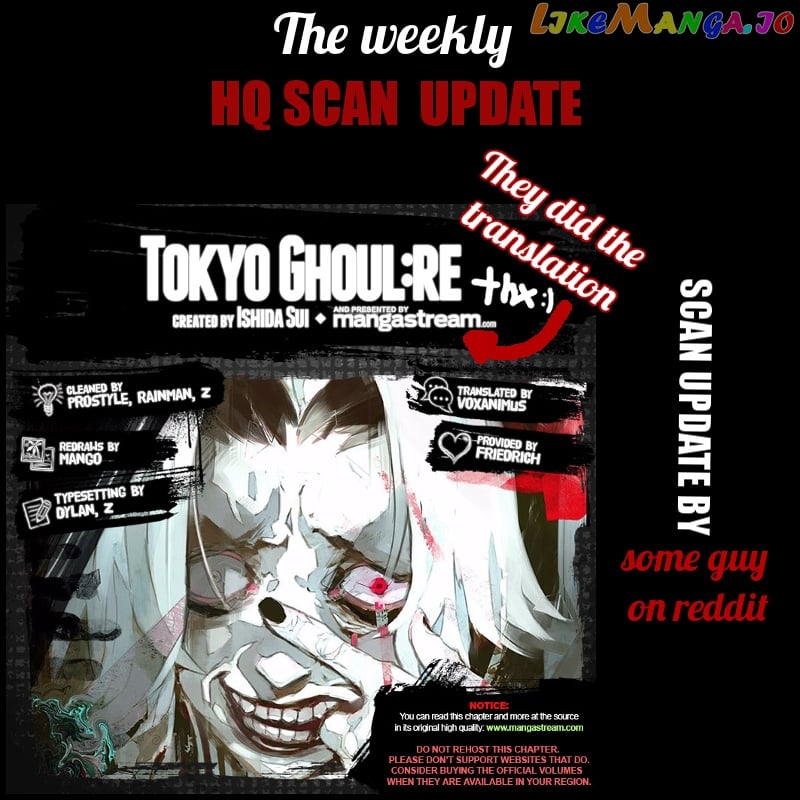 Tokyo Ghoul:re chapter 137 - page 1