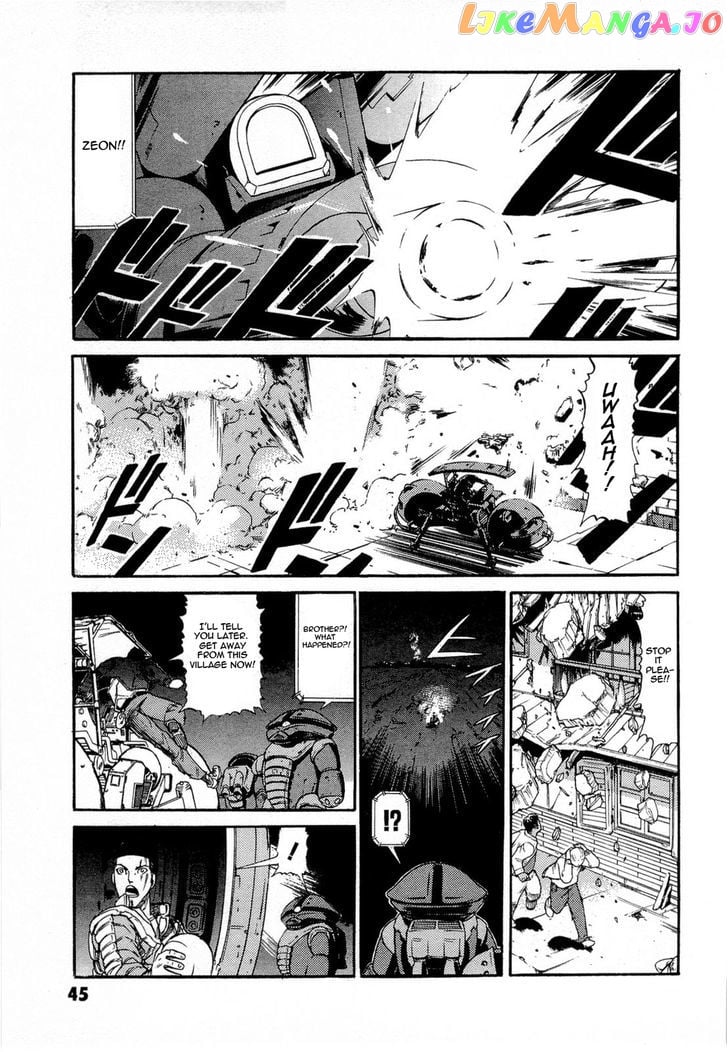 Kidou Senshi Gundam Aggai - Hokubei Oudan 2250 Mile chapter 3 - page 8