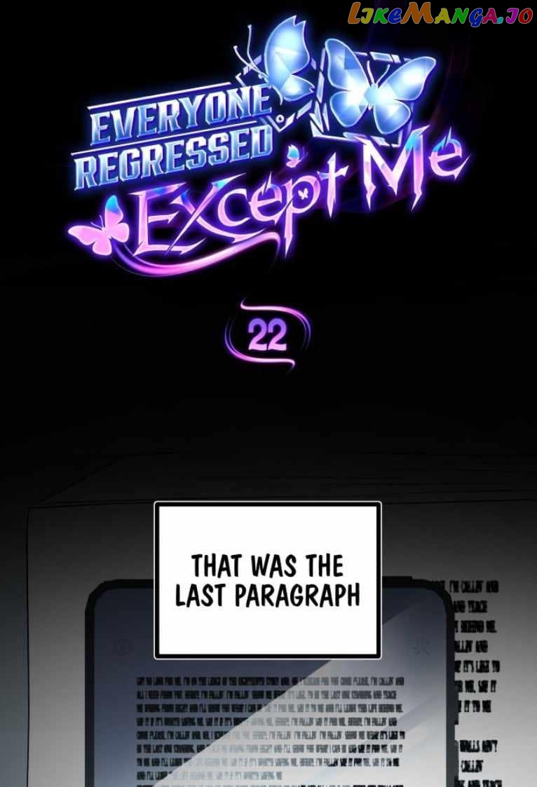 Everyone Regressed Except Me chapter 22 - page 8