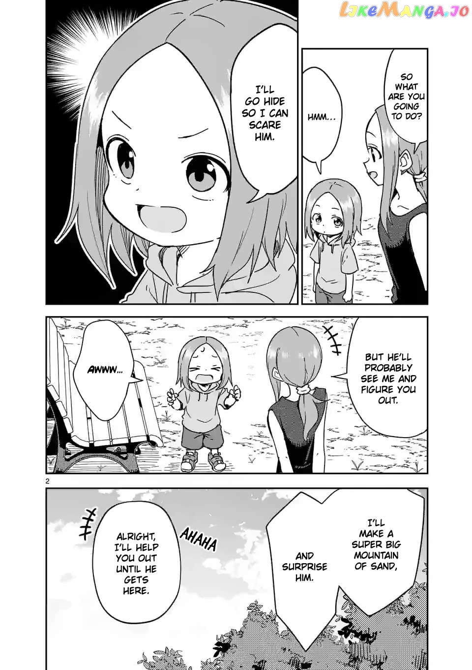 Karakai Jouzu no (Moto) Takagi-san Chapter 294 - page 2