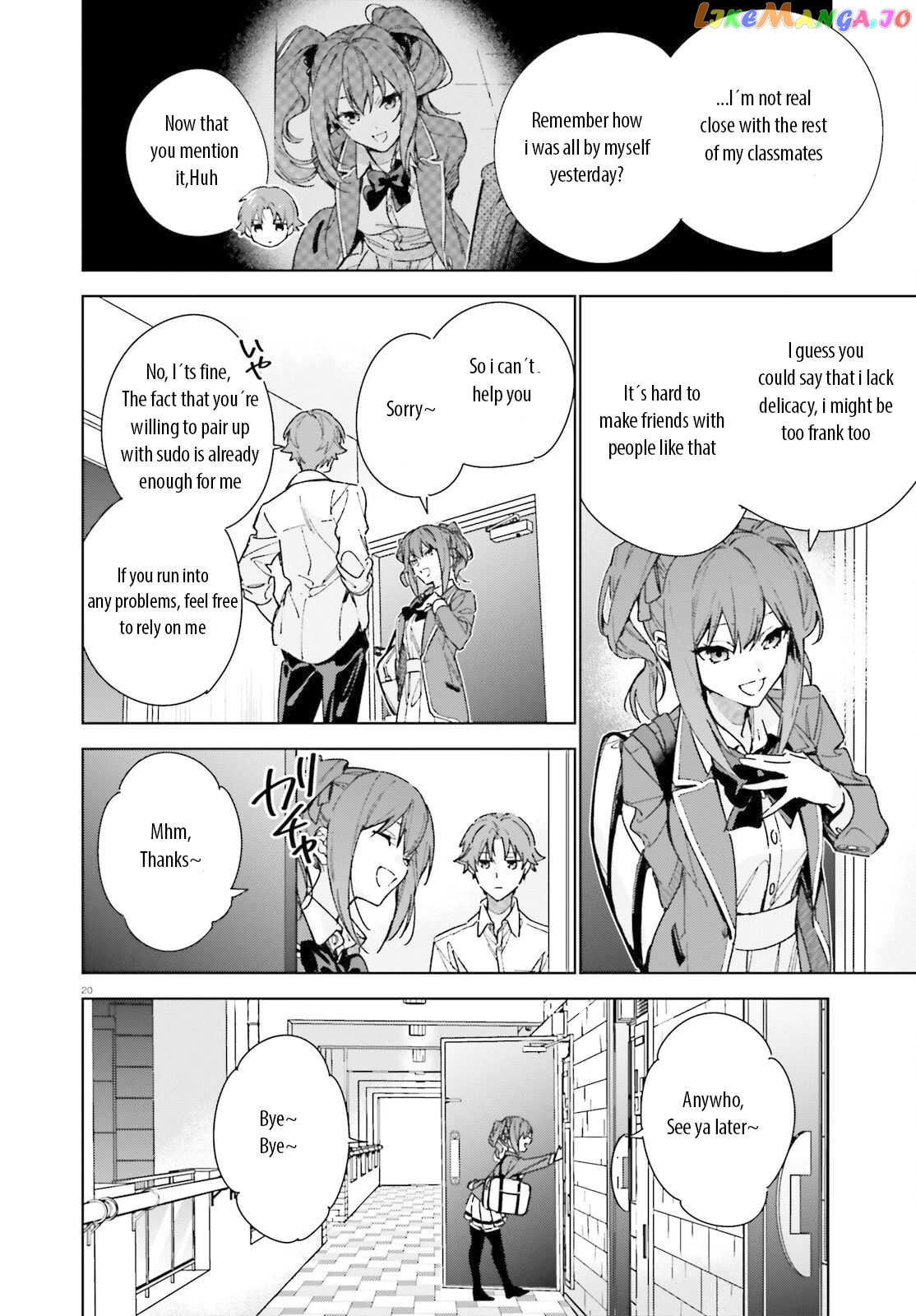 Youkoso Jitsuryoku Shijou Shugi No Kyoushitsu E: 2-Nensei-Hen chapter 8 - page 20