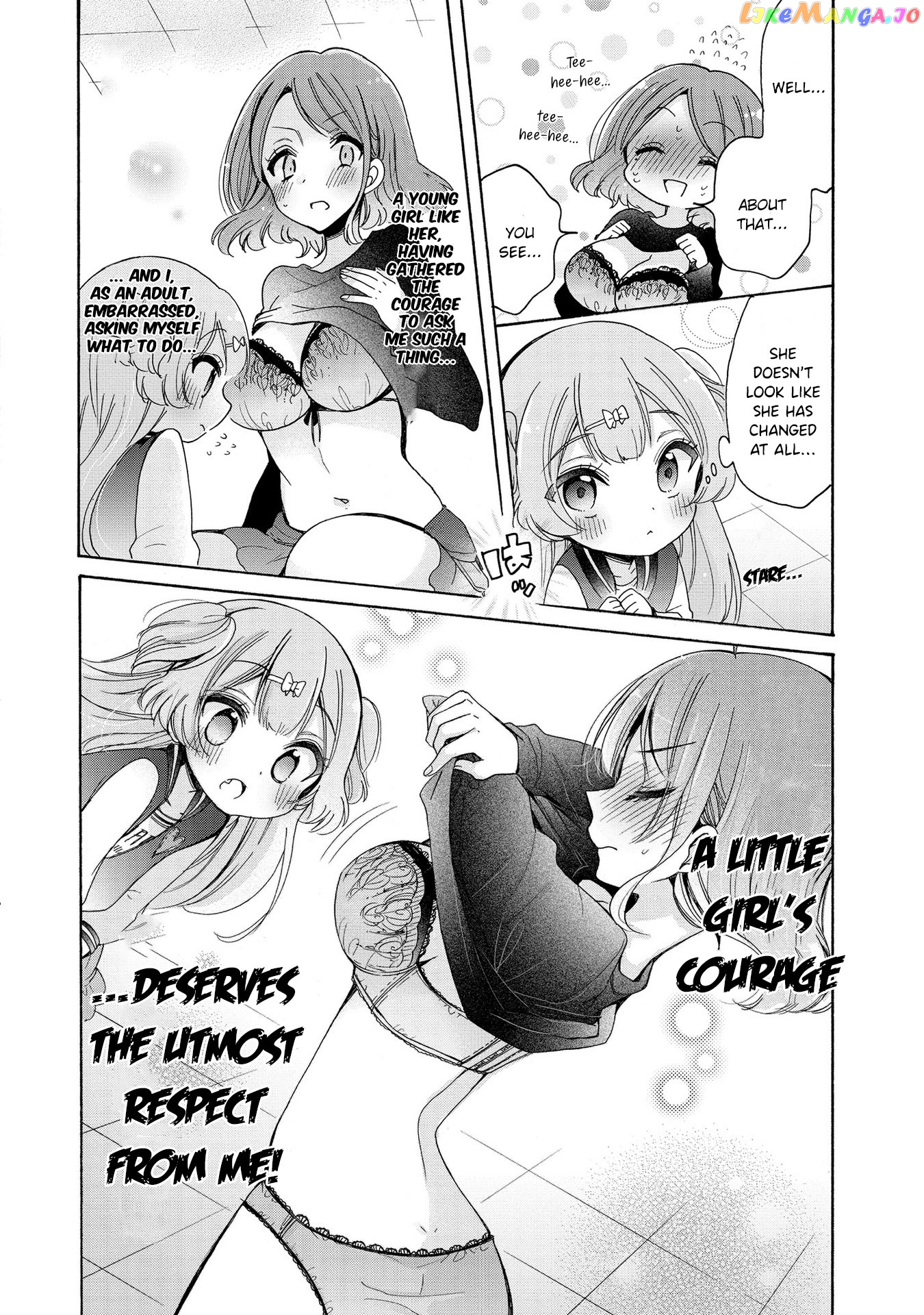 Onee-san wa Joshi Shougakusei ni Kyoumi ga arimasu. chapter 12 - page 9