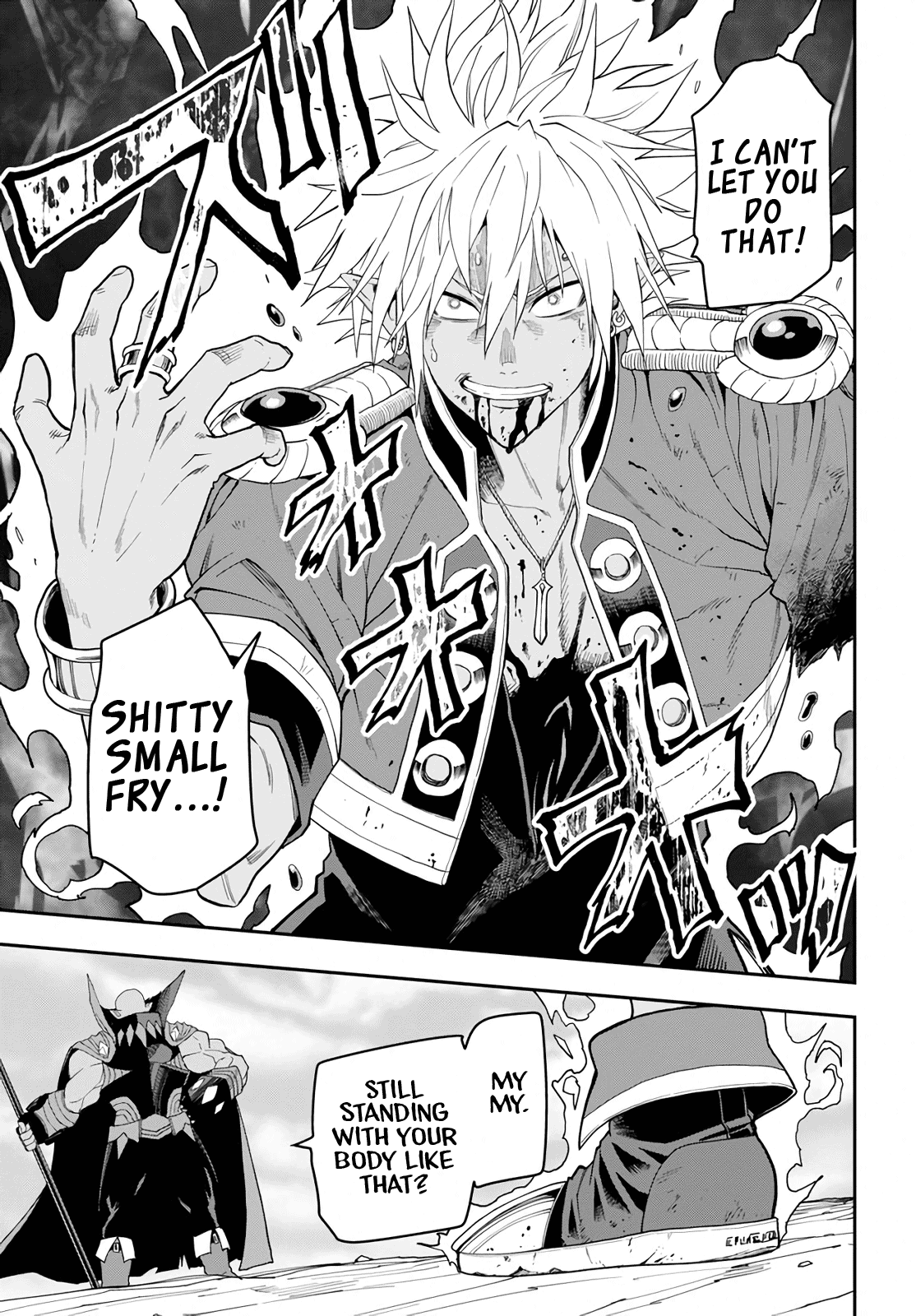 Konjiki no Moji Tsukai - Yuusha Yonin ni Makikomareta Unique Cheat chapter 60 - page 11