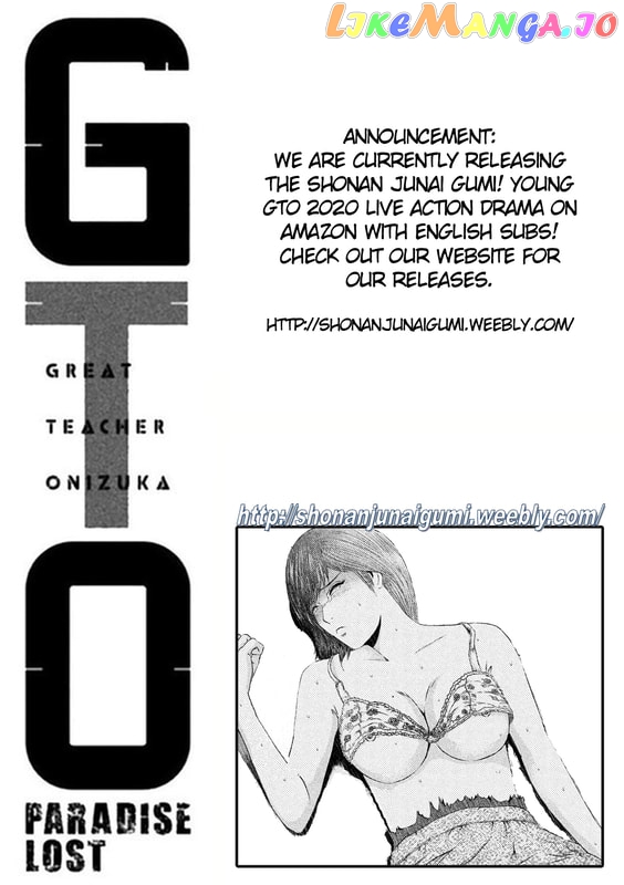 GTO - Paradise Lost chapter 145.5 - page 12