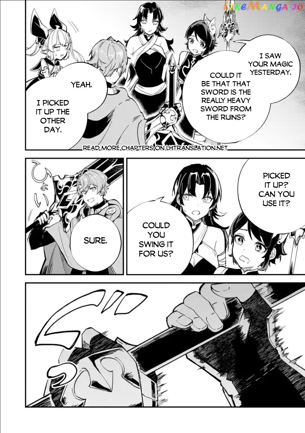 After Being Transferred to Another World I Became a Magical Swordsman Through Cheats chapter 29.1 - page 10