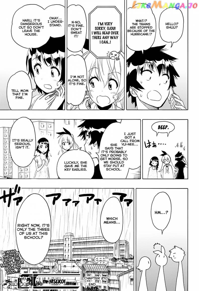 Nisekoi chapter 210 - page 20