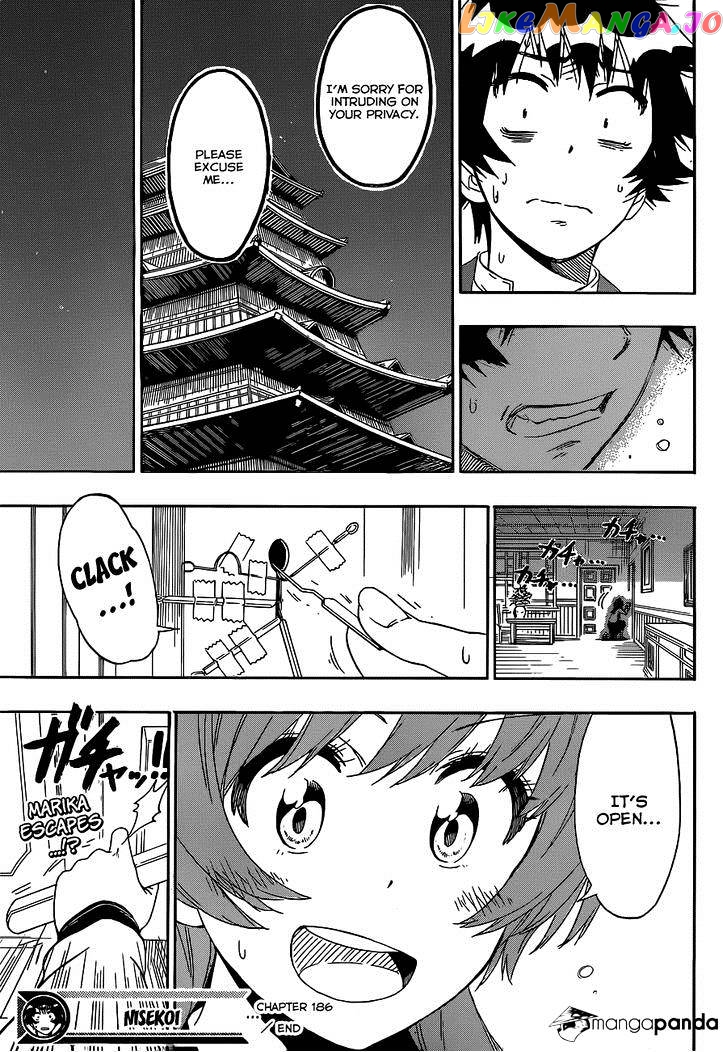 Nisekoi chapter 186 - page 20