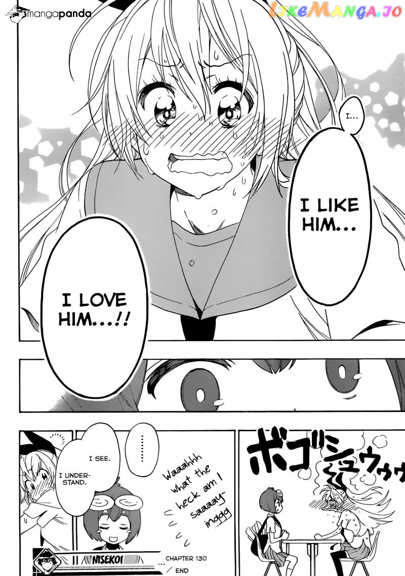 Nisekoi chapter 130 - page 19