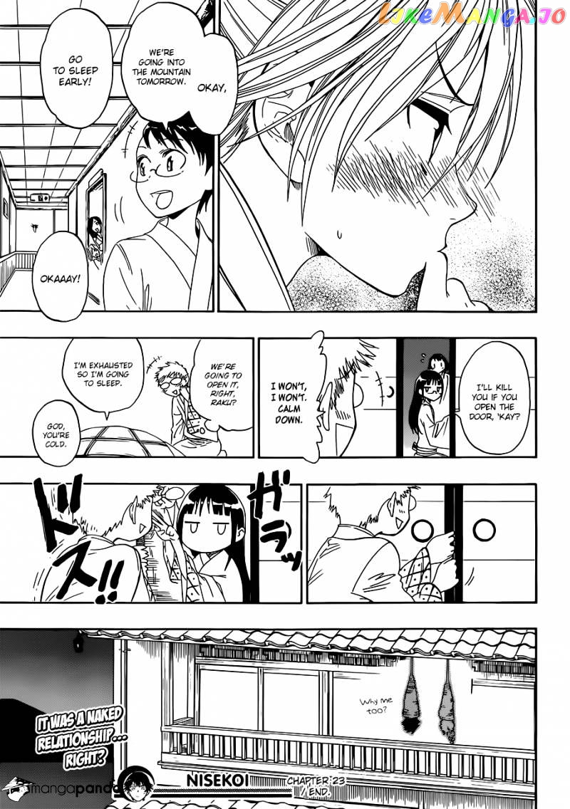 Nisekoi chapter 23 - page 20