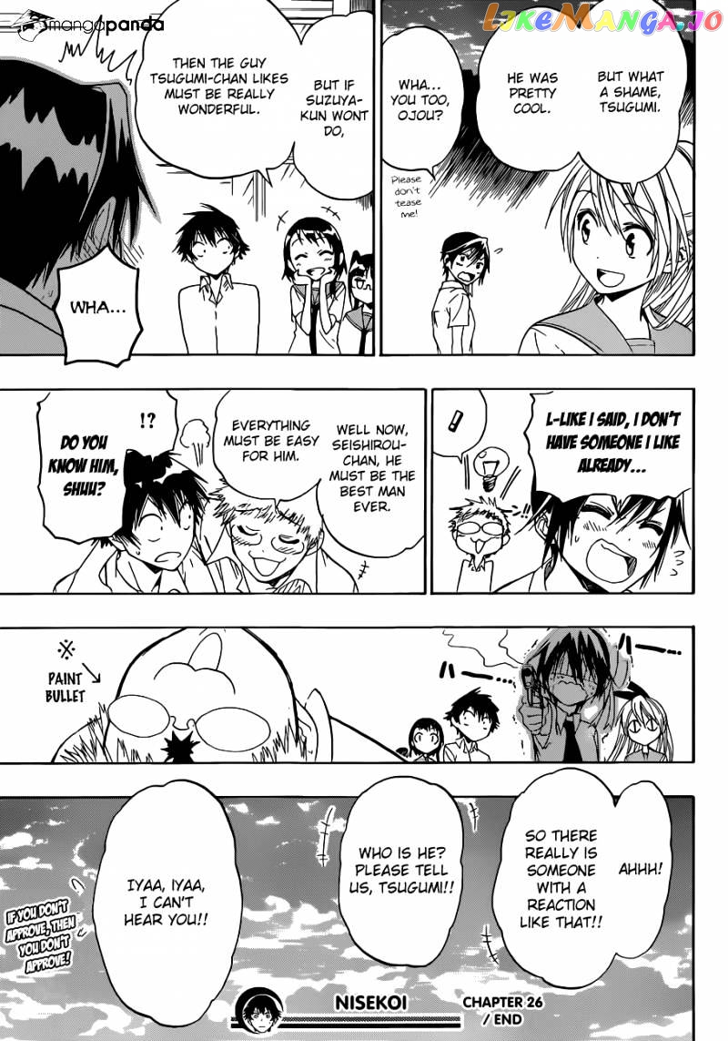 Nisekoi chapter 26 - page 20