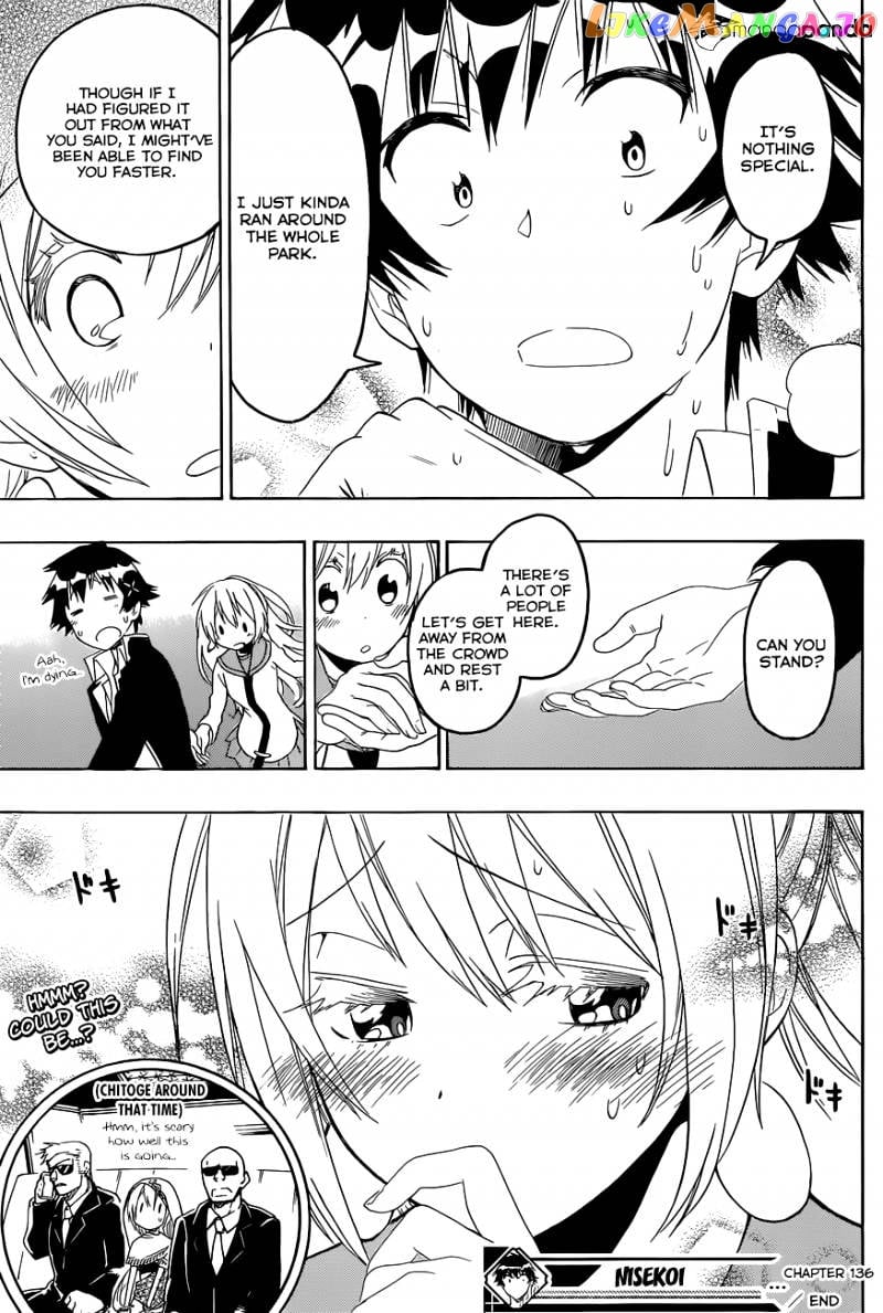 Nisekoi chapter 136 - page 20