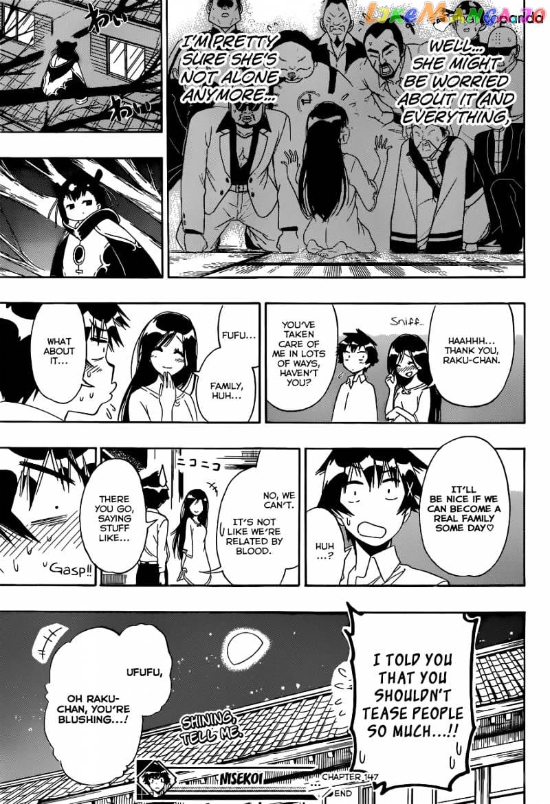 Nisekoi chapter 147 - page 19