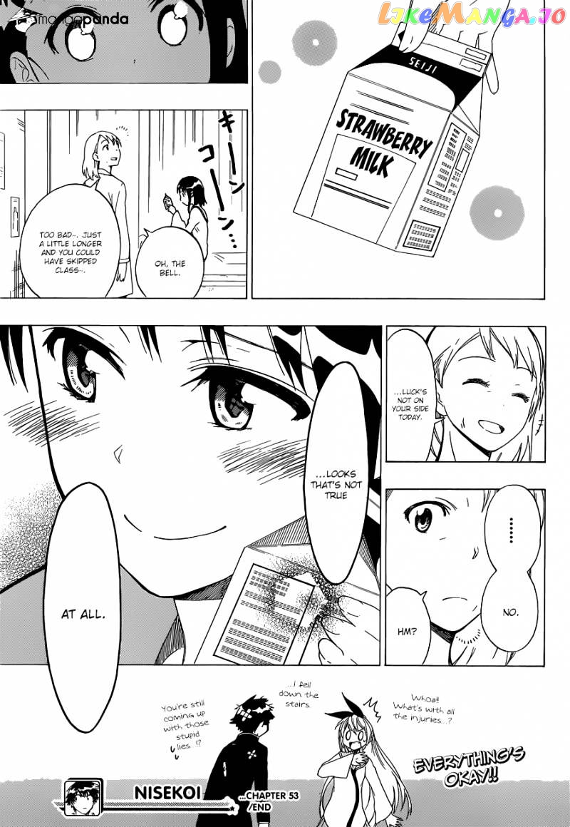 Nisekoi chapter 53 - page 20