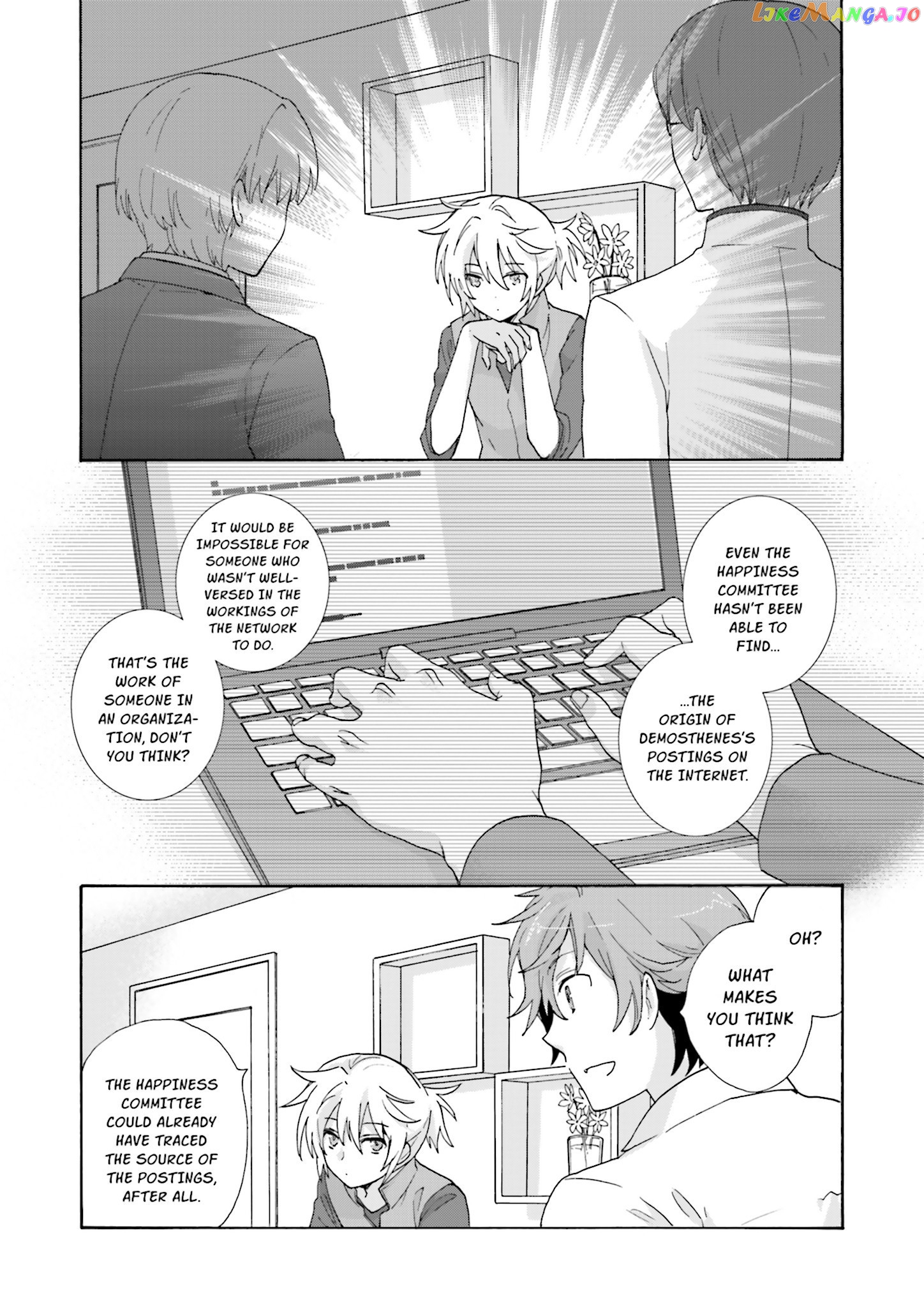 This is the Happiness and Peace of Mind Committee. chapter 4 - page 21