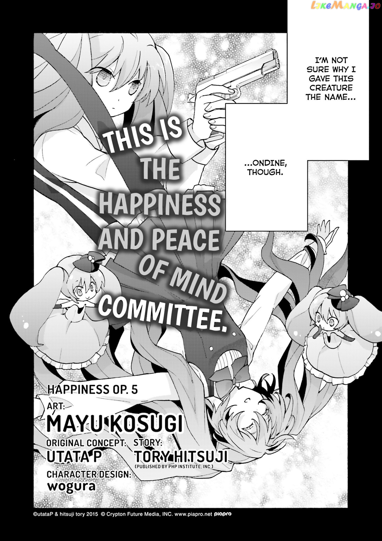 This is the Happiness and Peace of Mind Committee. chapter 5 - page 2