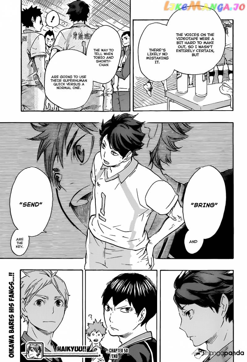 Haikyuu!! chapter 50 - page 21