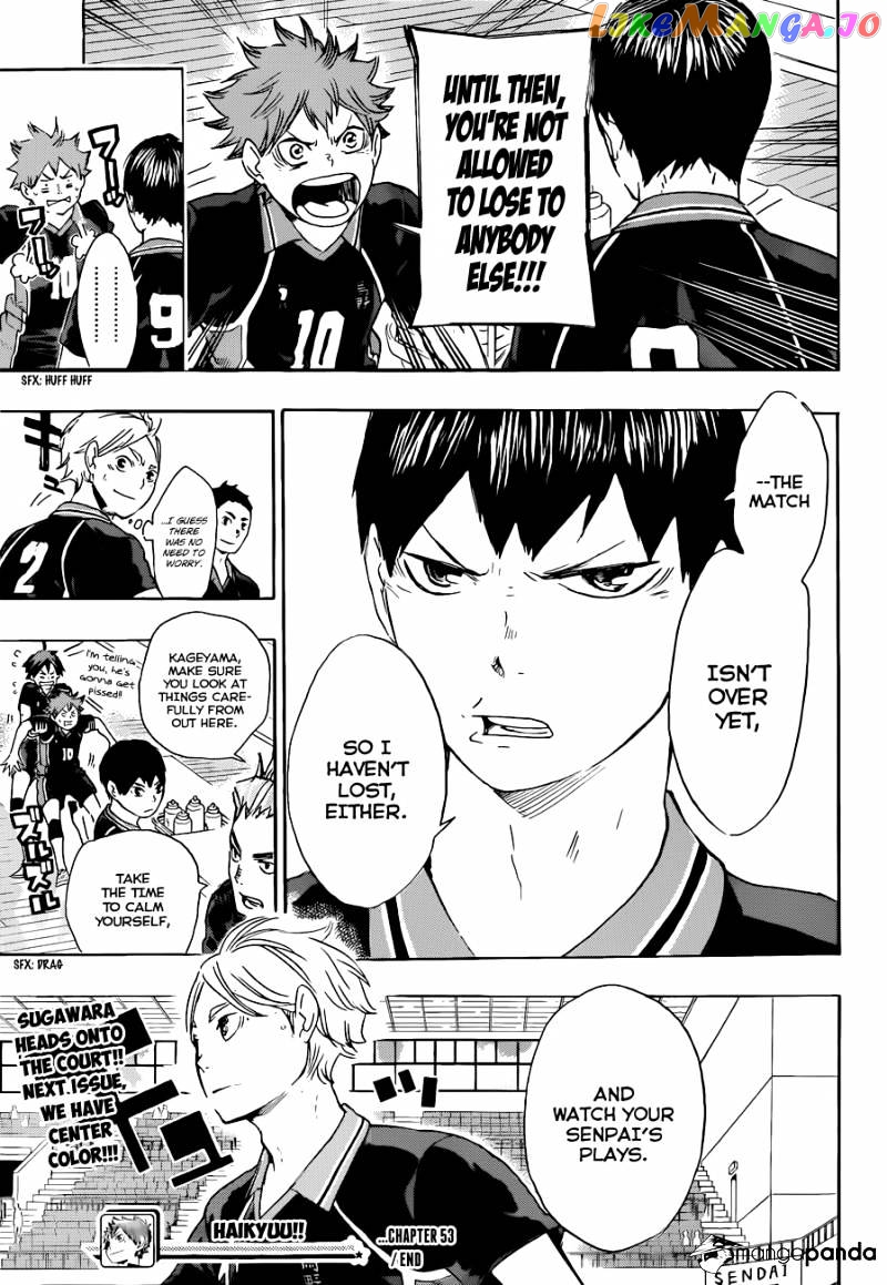 Haikyuu!! chapter 53 - page 19