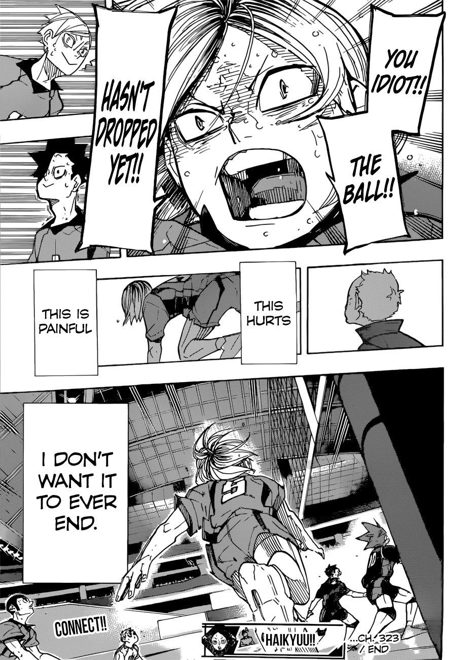 Haikyuu!! - Manga chapter 323 - page 17