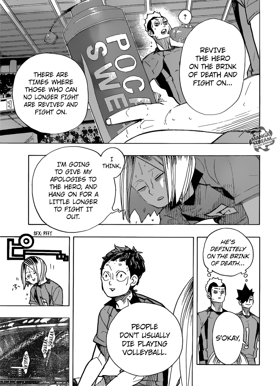 Haikyuu!! - Manga chapter 323 - page 5