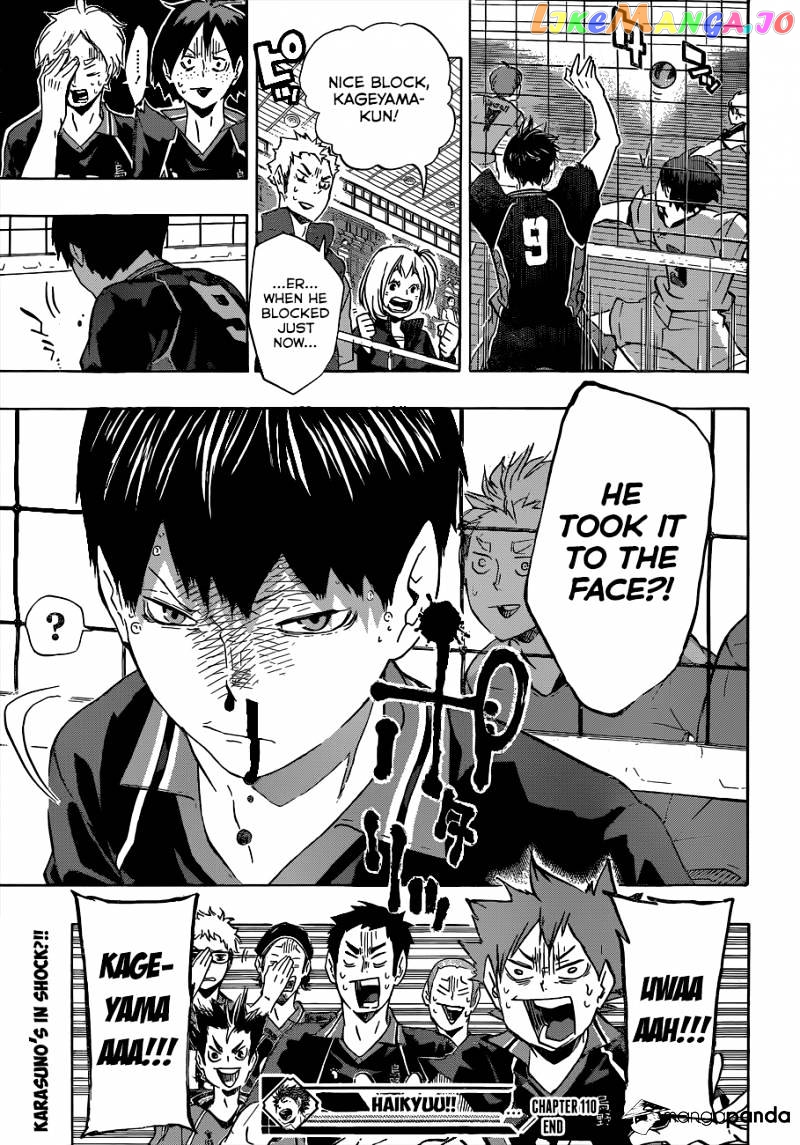 Haikyuu!! chapter 110 - page 20