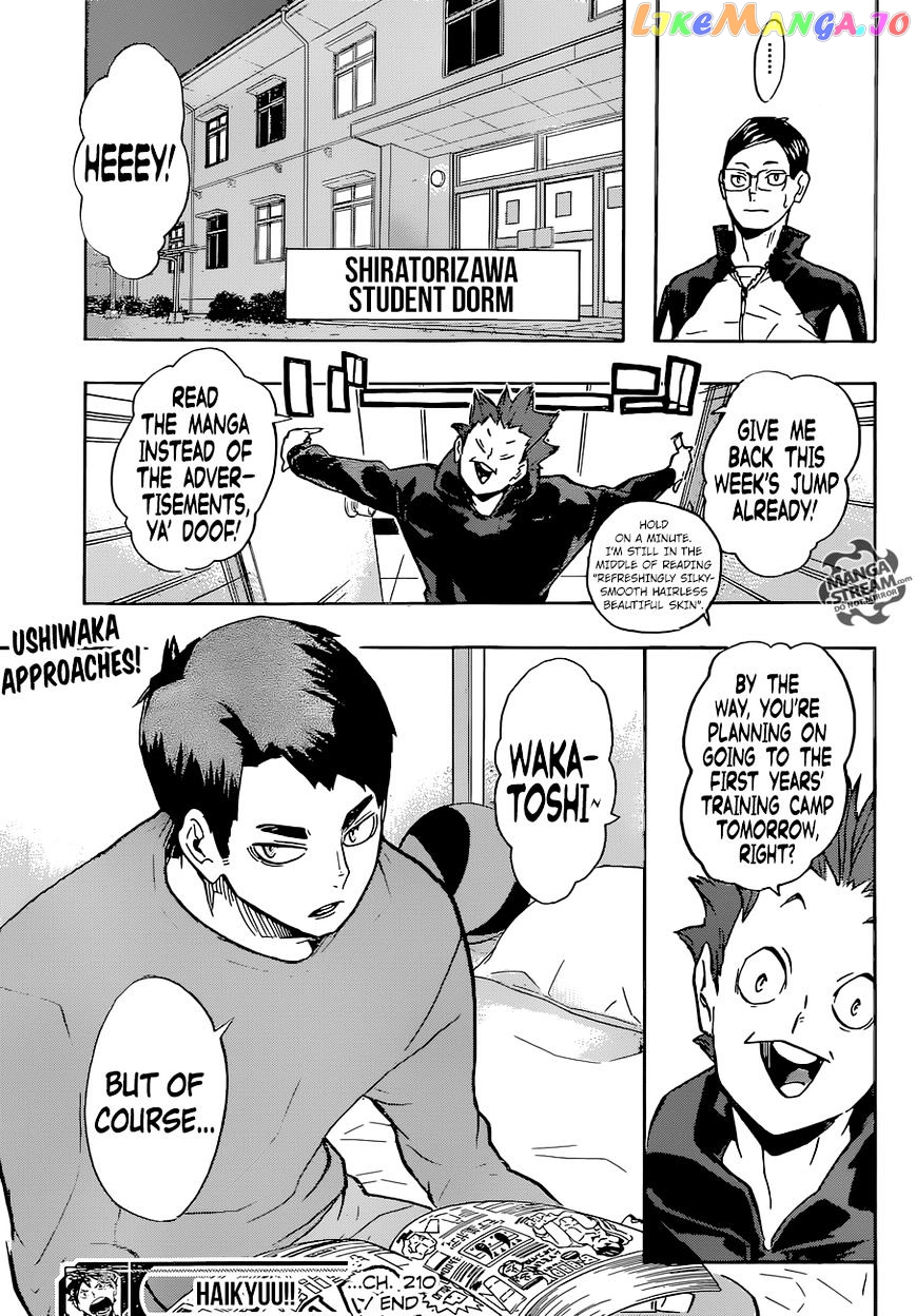 Haikyuu!! chapter 210 - page 20