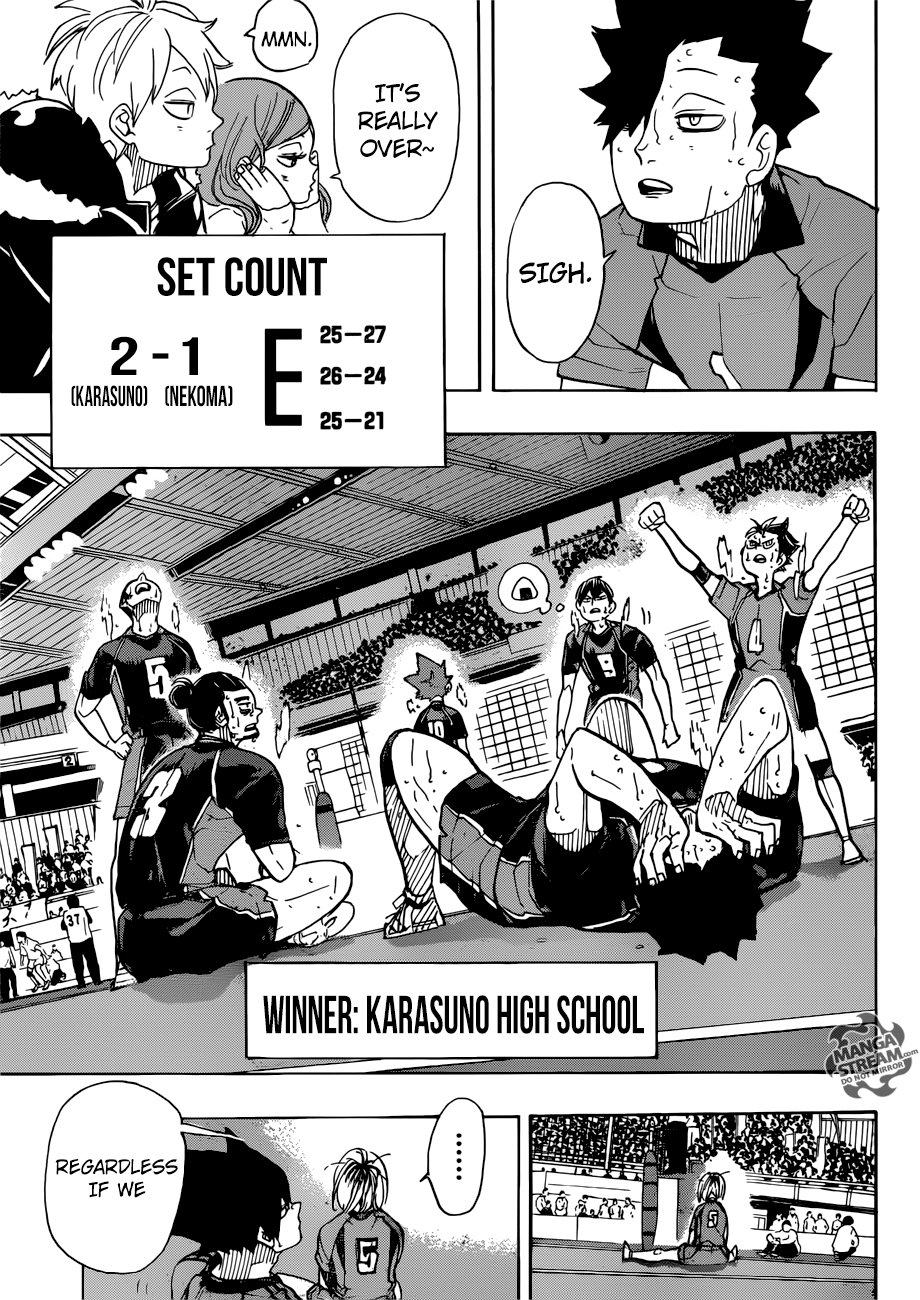 Haikyuu!! - Manga chapter 324 - page 15