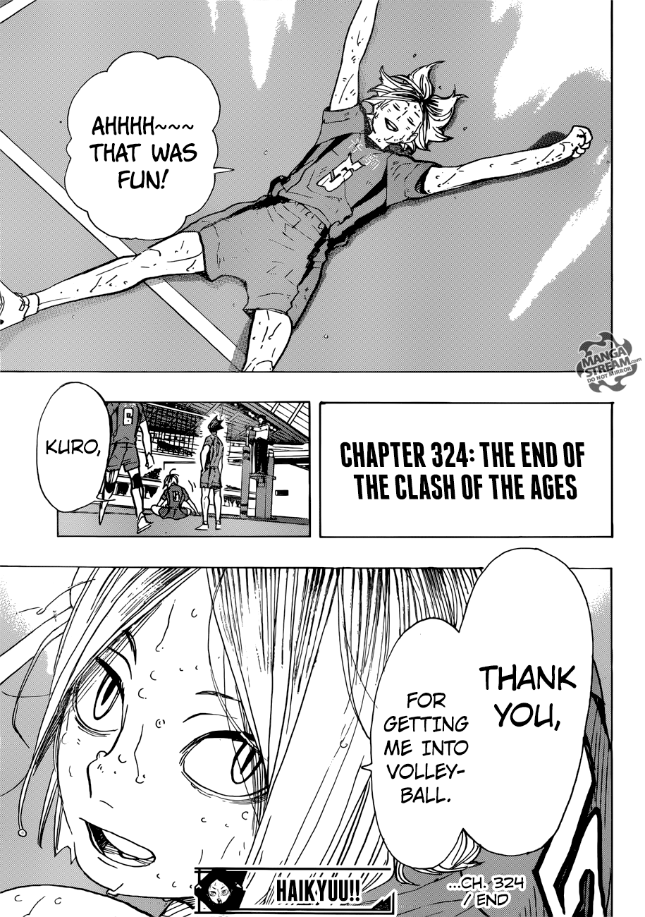 Haikyuu!! - Manga chapter 324 - page 17