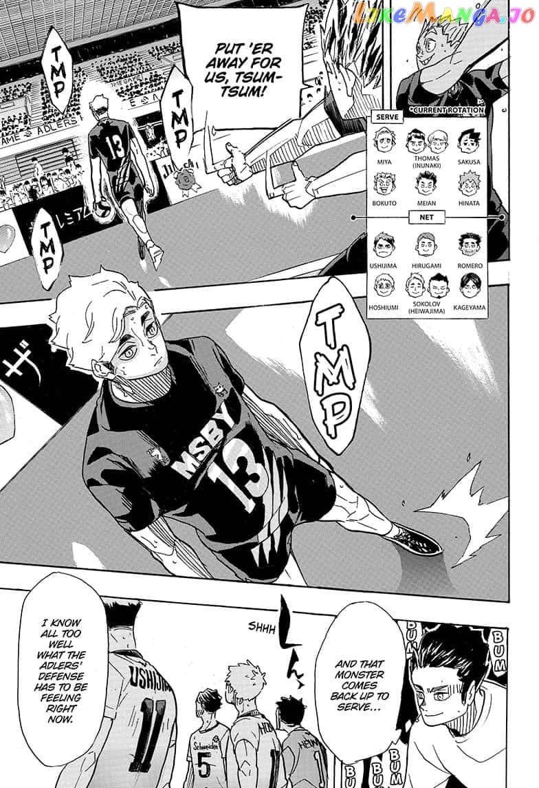 Haikyuu!! - Manga chapter 393 - page 3