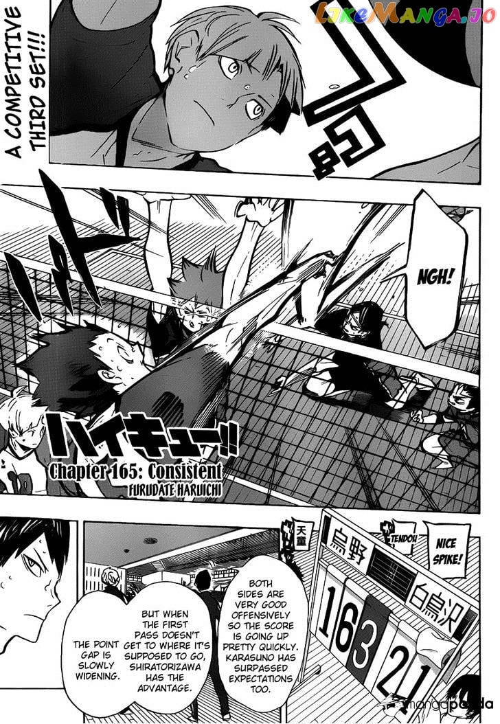 Haikyuu!! chapter 165 - page 1