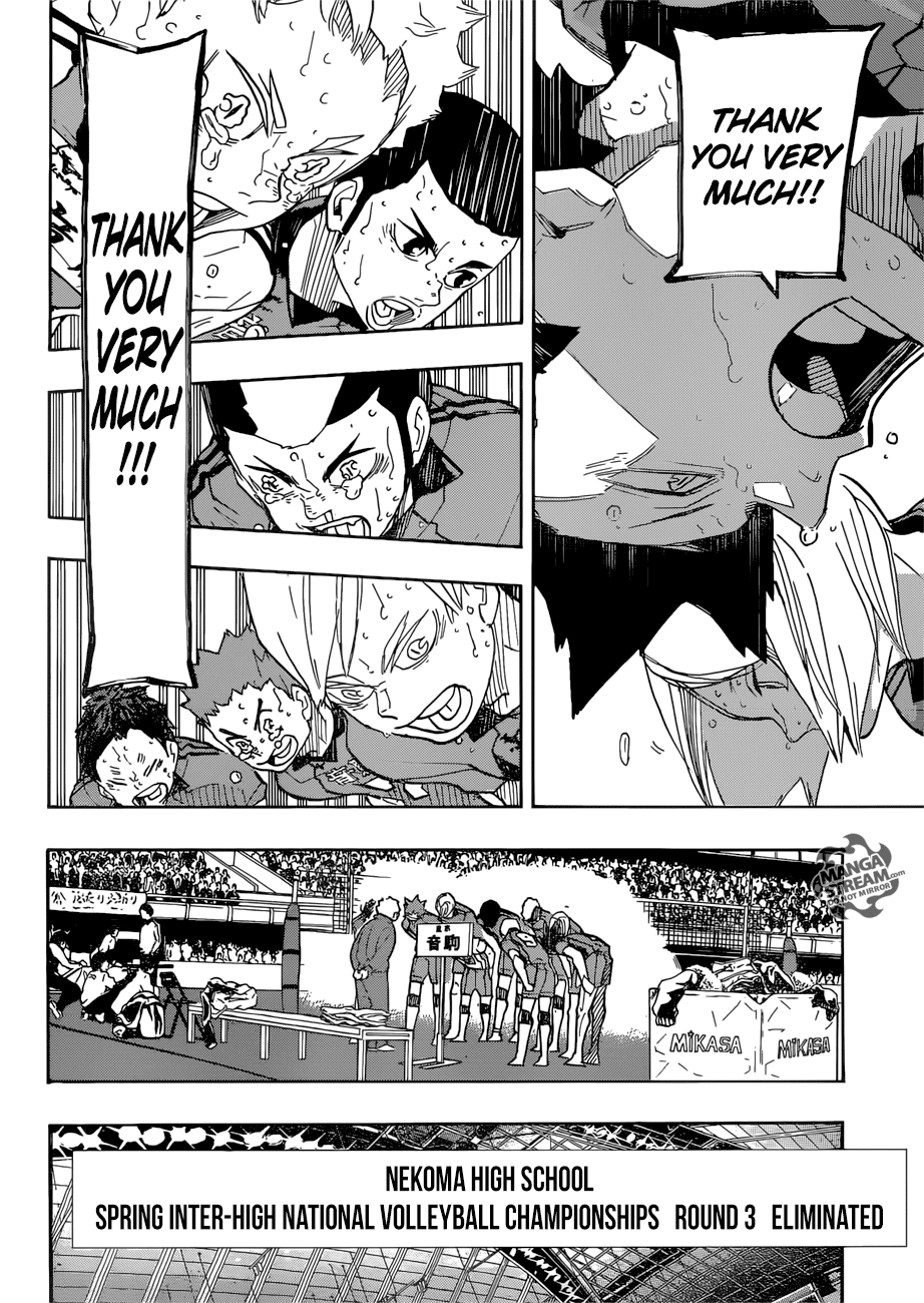 Haikyuu!! - Manga chapter 325 - page 14