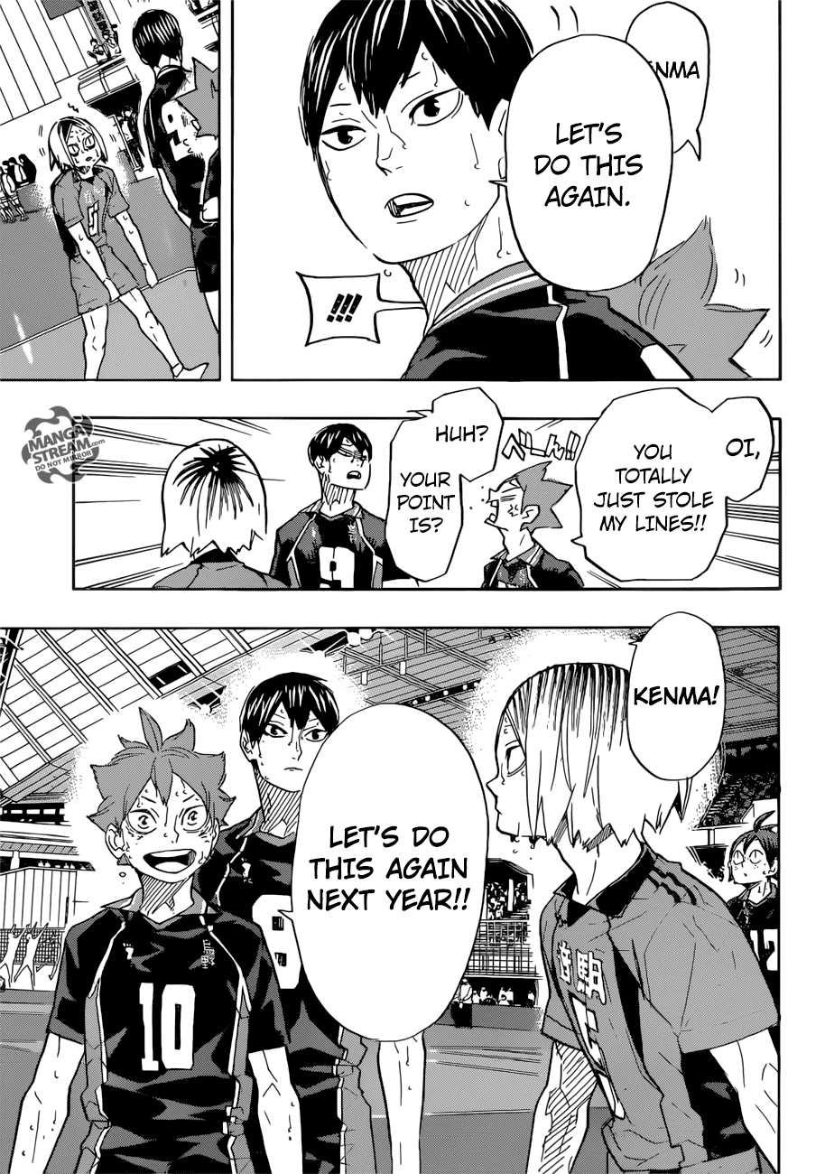 Haikyuu!! - Manga chapter 325 - page 15