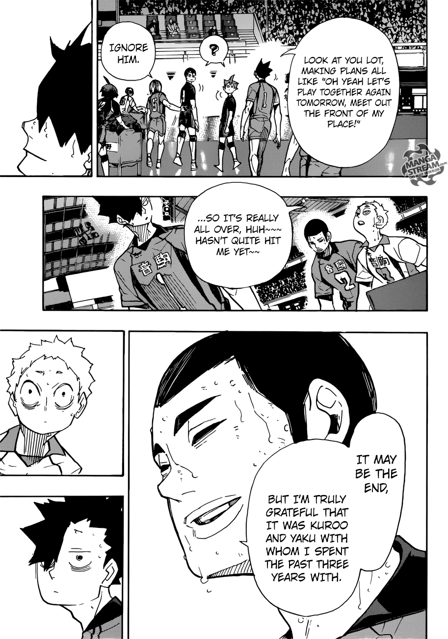 Haikyuu!! - Manga chapter 325 - page 17