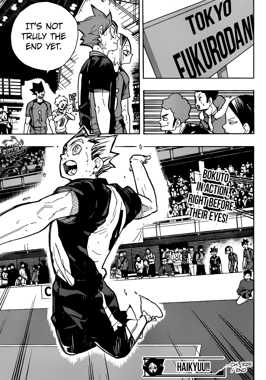 Haikyuu!! - Manga chapter 325 - page 19