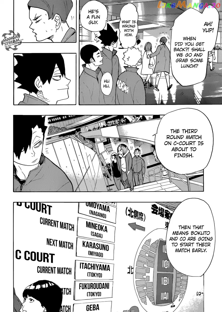 Haikyuu!! - Manga chapter 327 - page 15