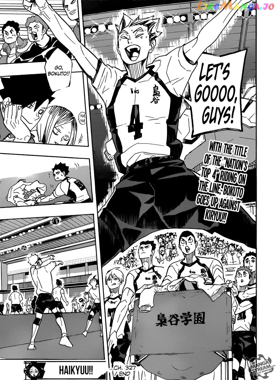 Haikyuu!! - Manga chapter 327 - page 20