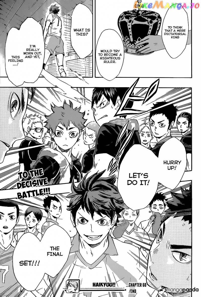 Haikyuu!! chapter 60 - page 19