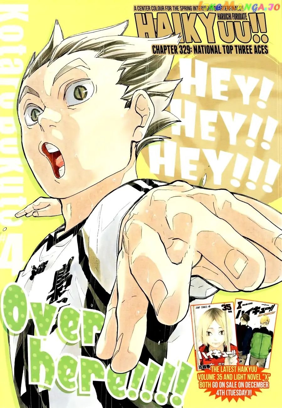 Haikyuu!! - Manga chapter 329 - page 1