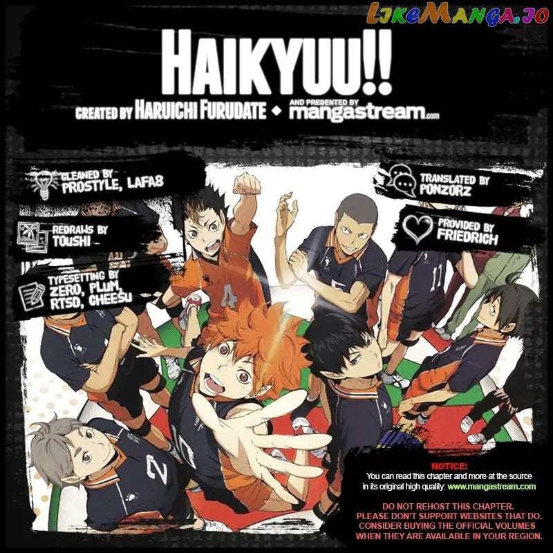 Haikyuu!! - Manga chapter 330 - page 2