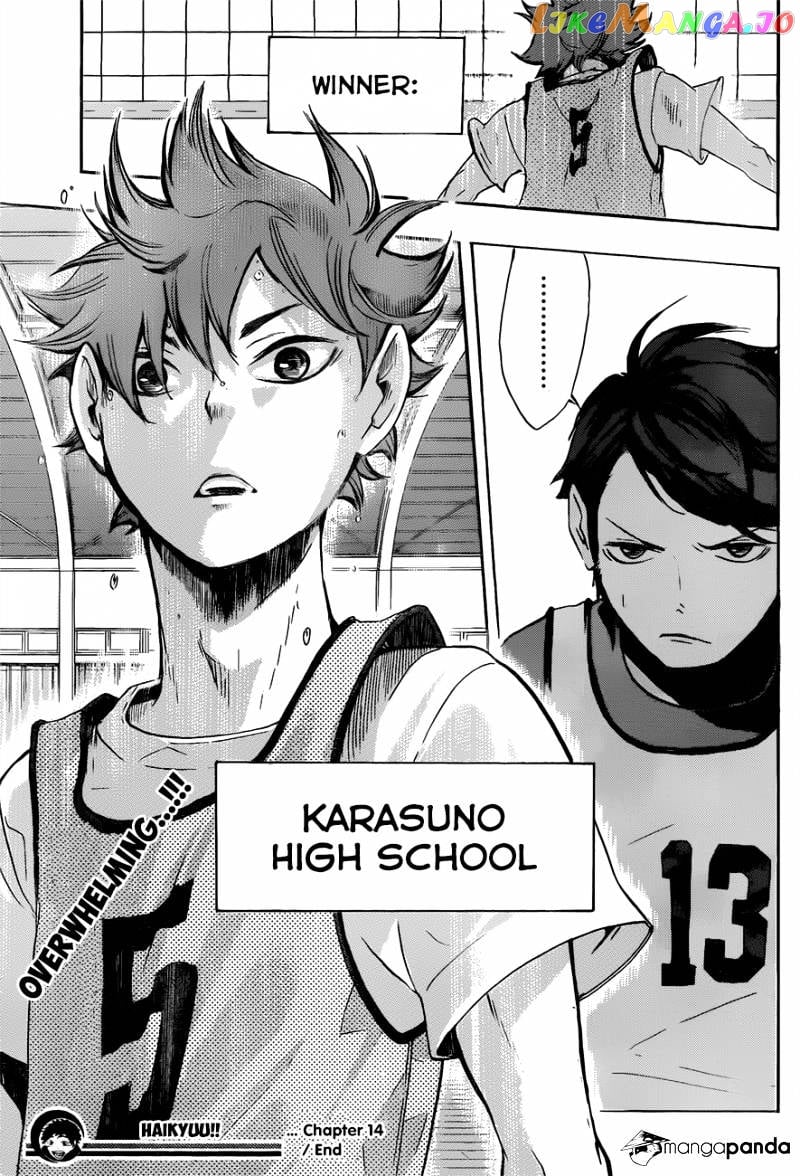 Haikyuu!! chapter 14 - page 20