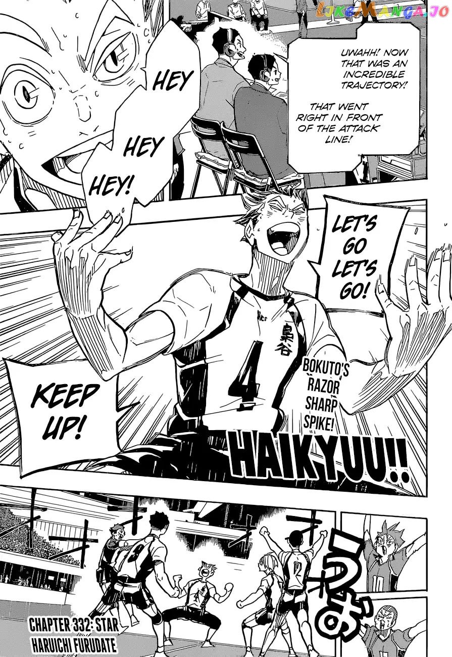 Haikyuu!! - Manga chapter 332 - page 1