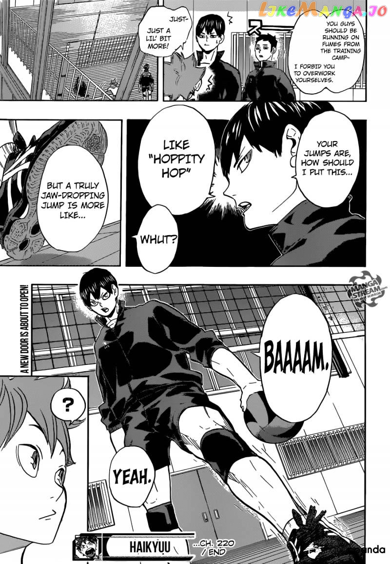 Haikyuu!! chapter 220 - page 19