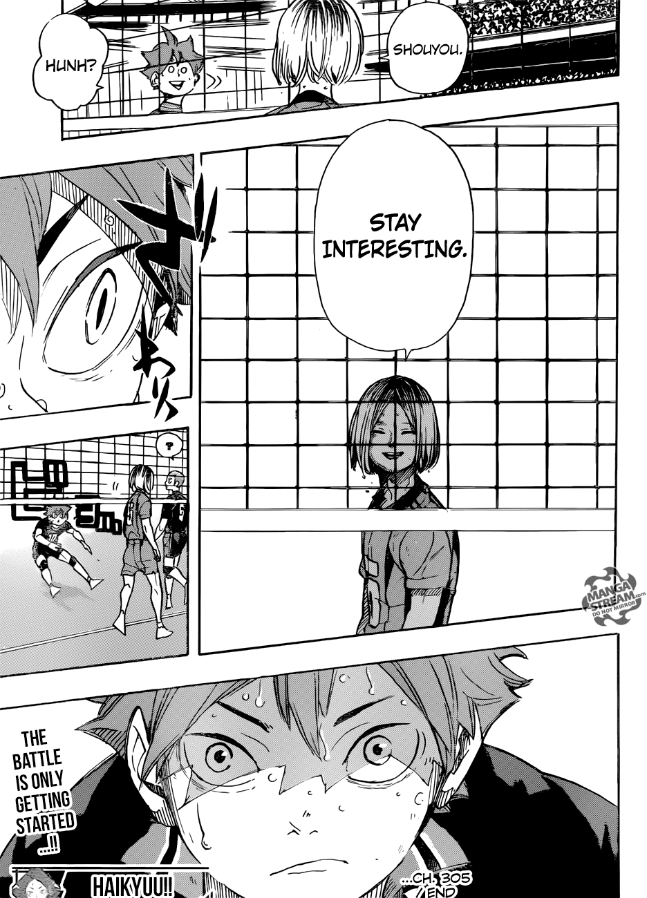 Haikyuu!! - Manga chapter 305 - page 18