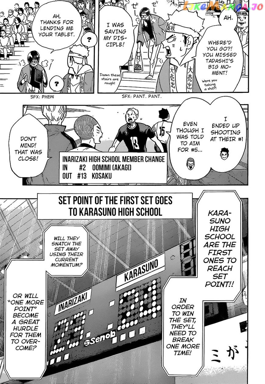 Haikyuu!! chapter 261 - page 3