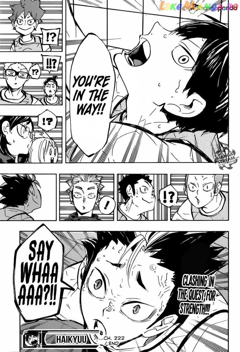 Haikyuu!! chapter 222 - page 20