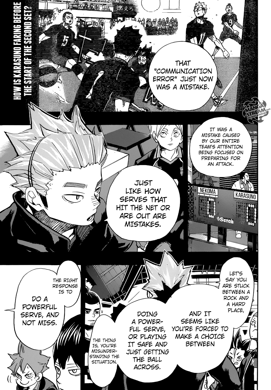 Haikyuu!! - Manga chapter 307 - page 1