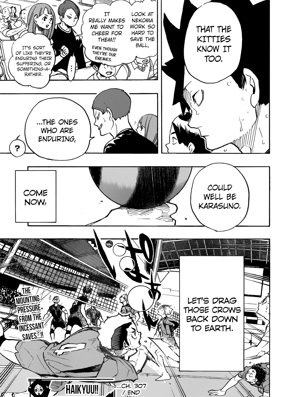 Haikyuu!! - Manga chapter 307 - page 19