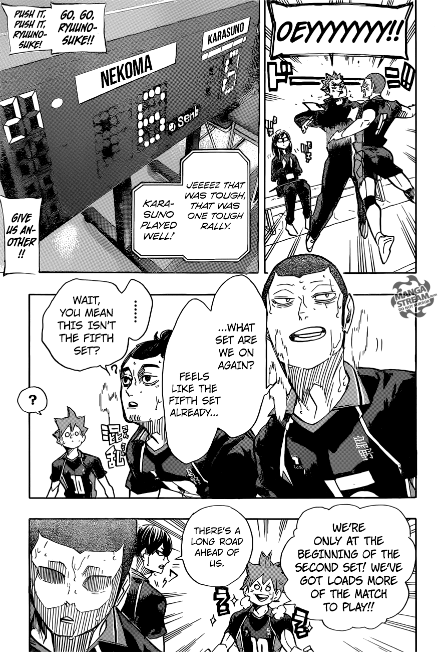 Haikyuu!! - Manga chapter 308 - page 7