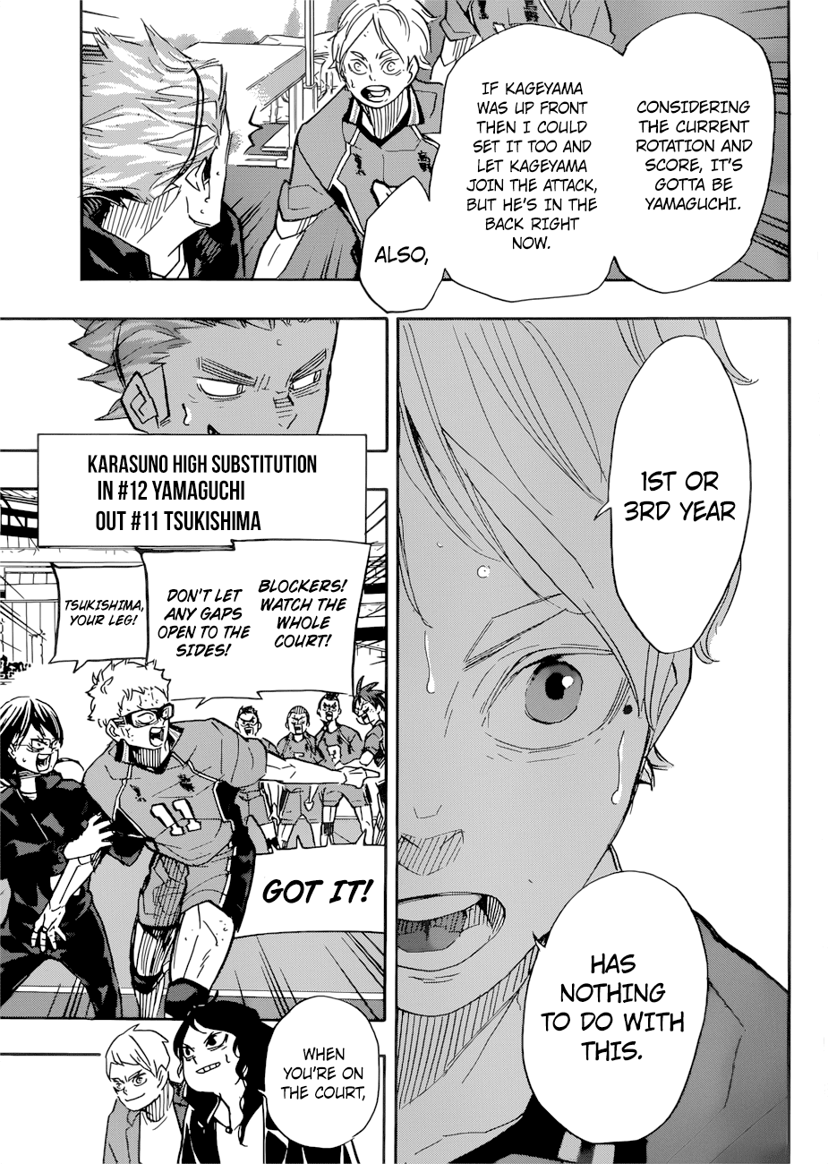 Haikyuu!! chapter 367 - page 8