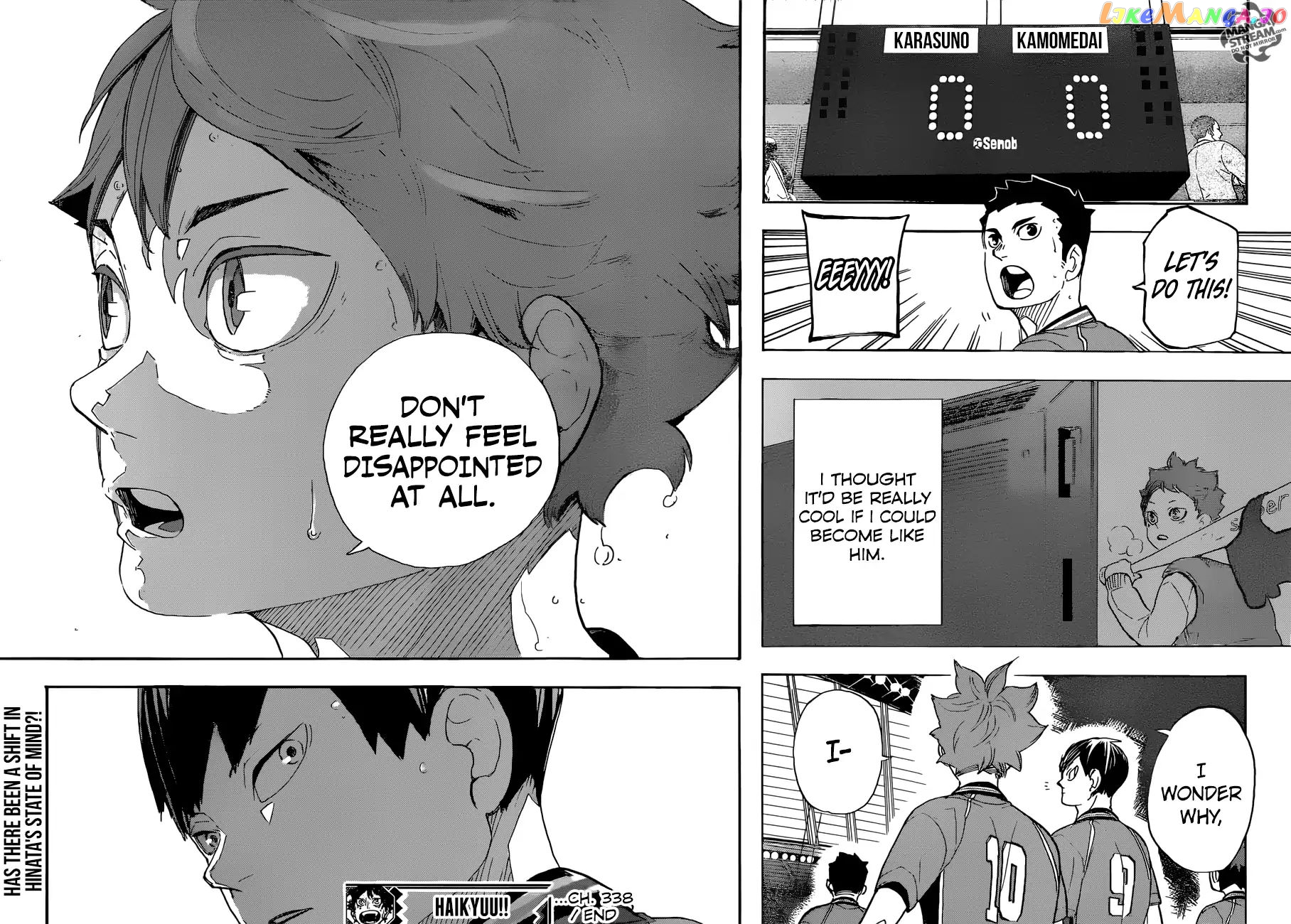 Haikyuu!! - Manga chapter 338 - page 19